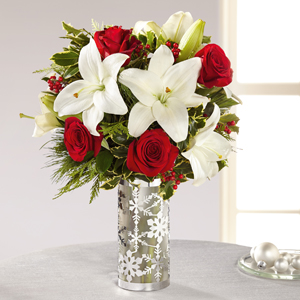 Bouquet elegance fete de Noel Cupidon Fleuriste