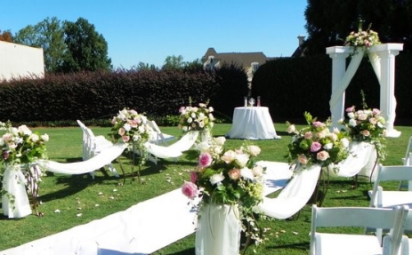 Fleuriste mariage celebration ceremonie decor salle Cupiron Fleuriste